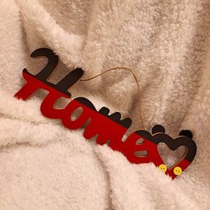 Home Wood Sign